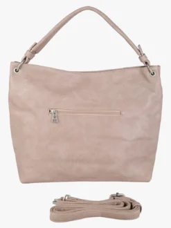 Solada Borsa hobo da donna in ecopelle - apricot