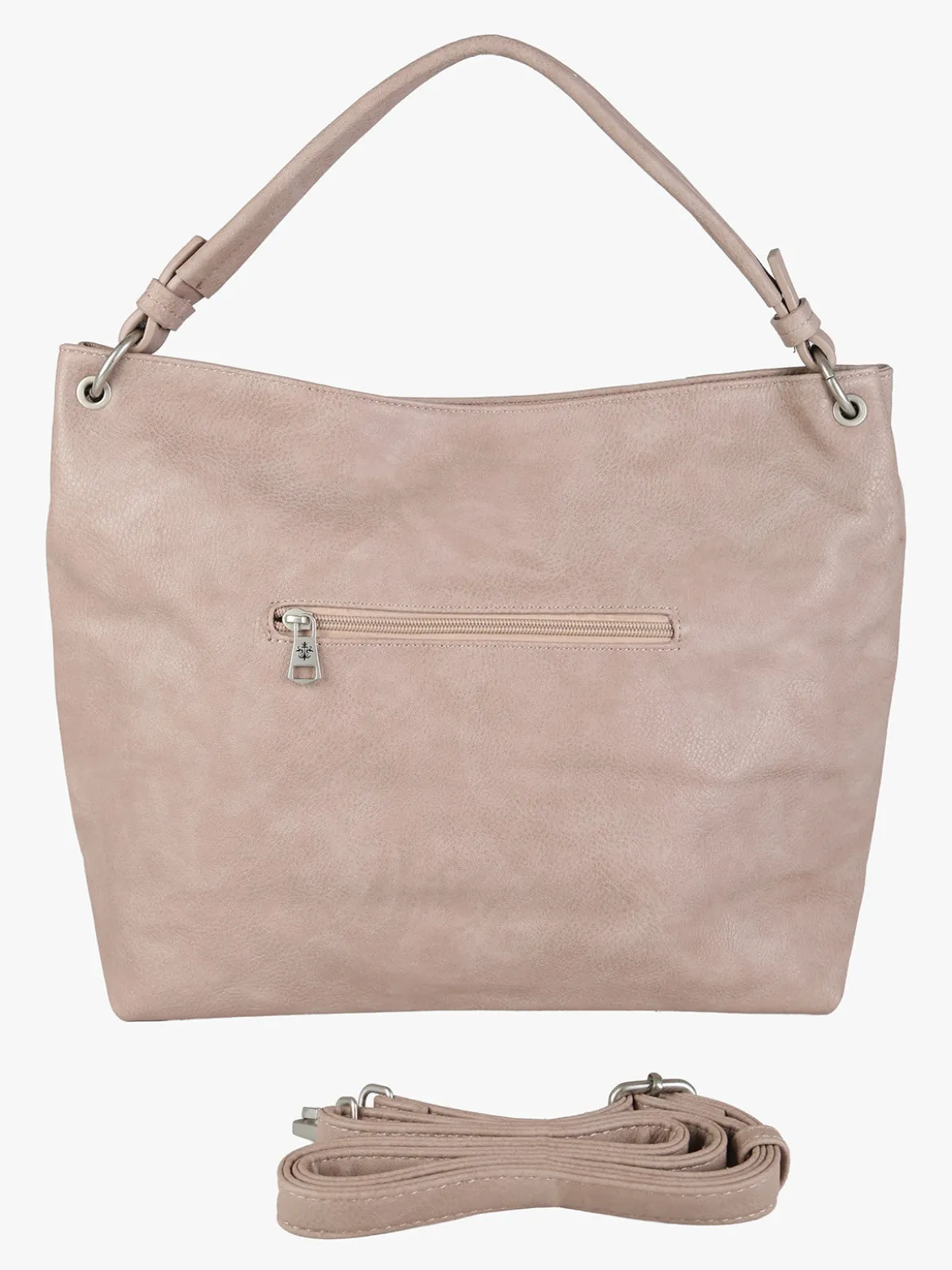 Solada Borsa hobo da donna in ecopelle - apricot
