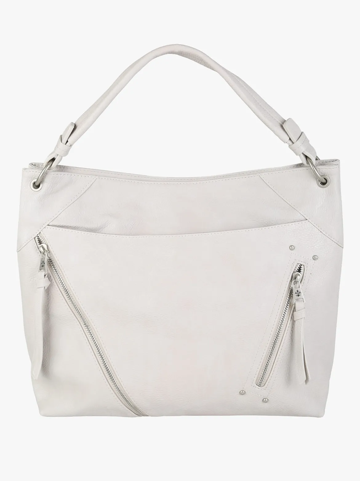 Solada Borsa hobo da donna in ecopelle - beige