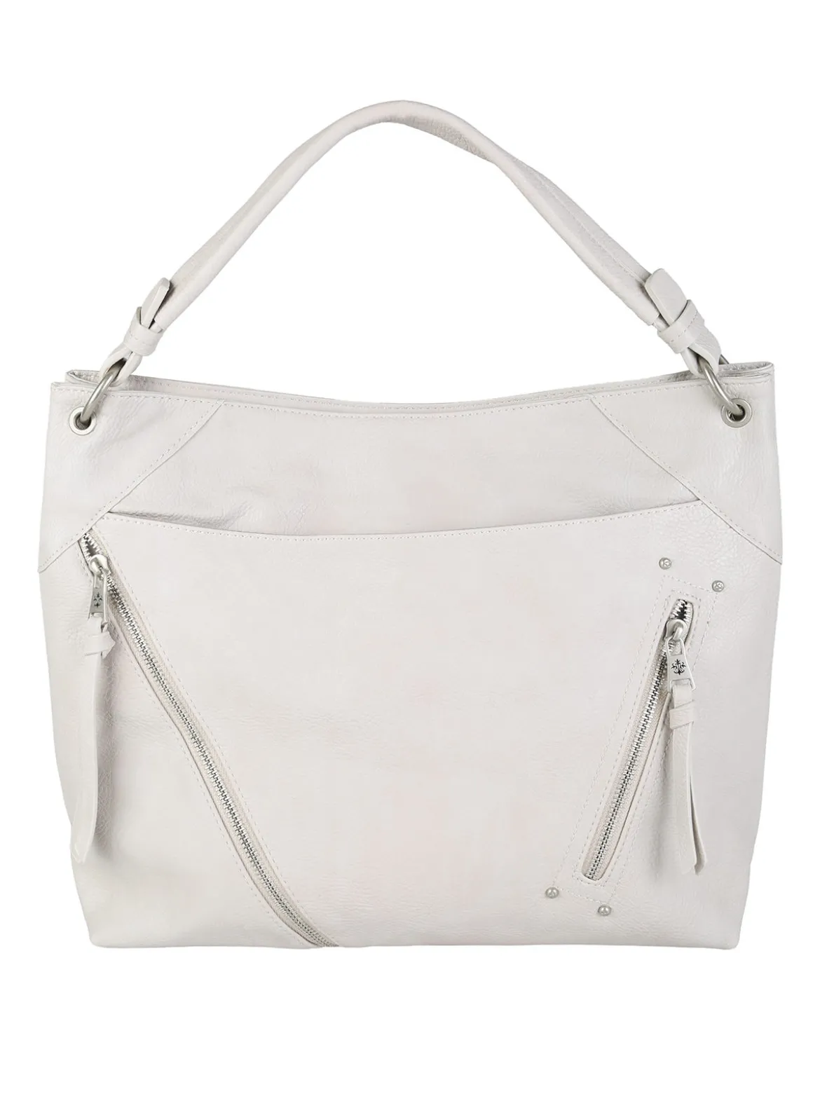 Solada Borsa hobo da donna in ecopelle - beige