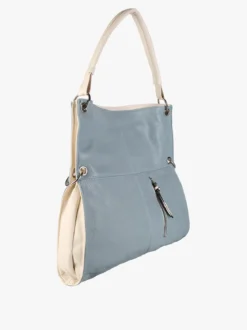 Solada Borsa hobo da donna in ecopelle - blu