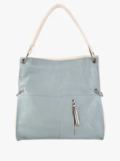 Solada Borsa hobo da donna in ecopelle - blu