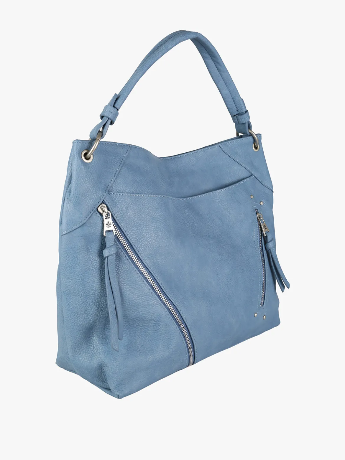 Solada Borsa hobo da donna in ecopelle - blu