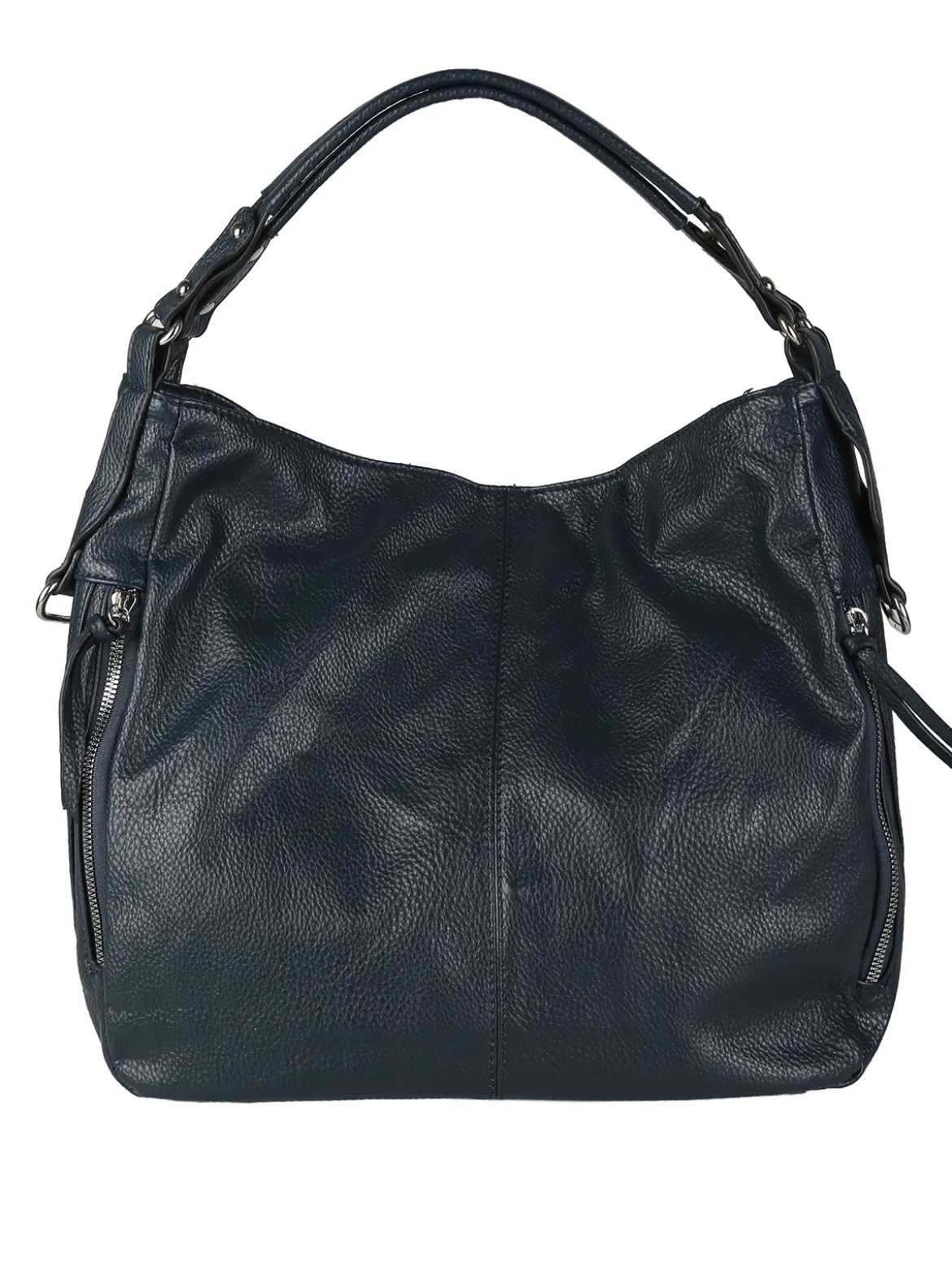 Solada Borsa hobo da donna in ecopelle - blu scuro