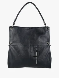 Solada Borsa hobo da donna in ecopelle - blu scuro