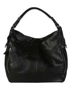 Solada Borsa hobo da donna in ecopelle - nero