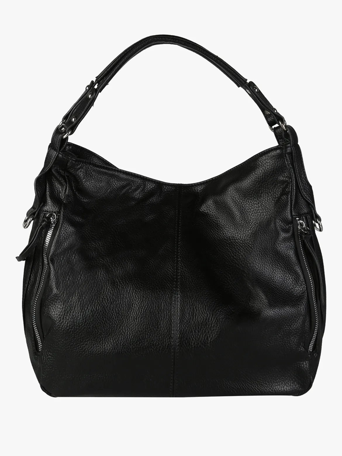 Solada Borsa hobo da donna in ecopelle - nero