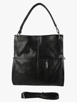 Solada Borsa hobo da donna in ecopelle - nero