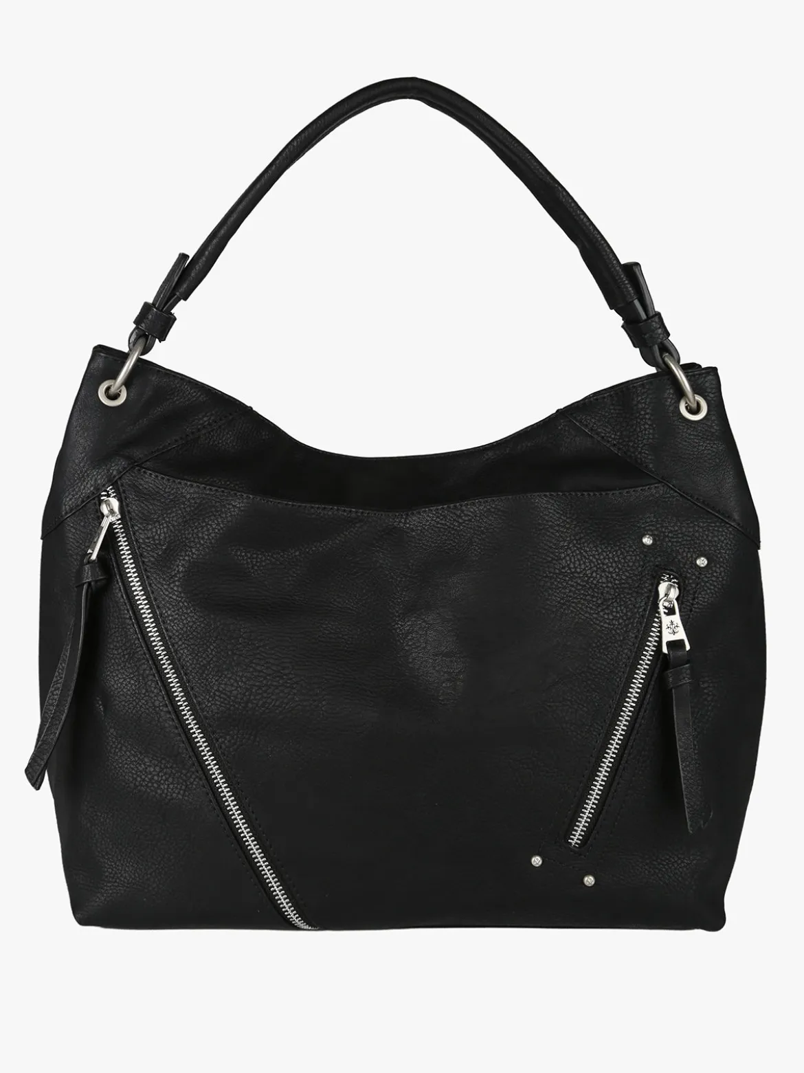 Solada Borsa hobo da donna in ecopelle - nero