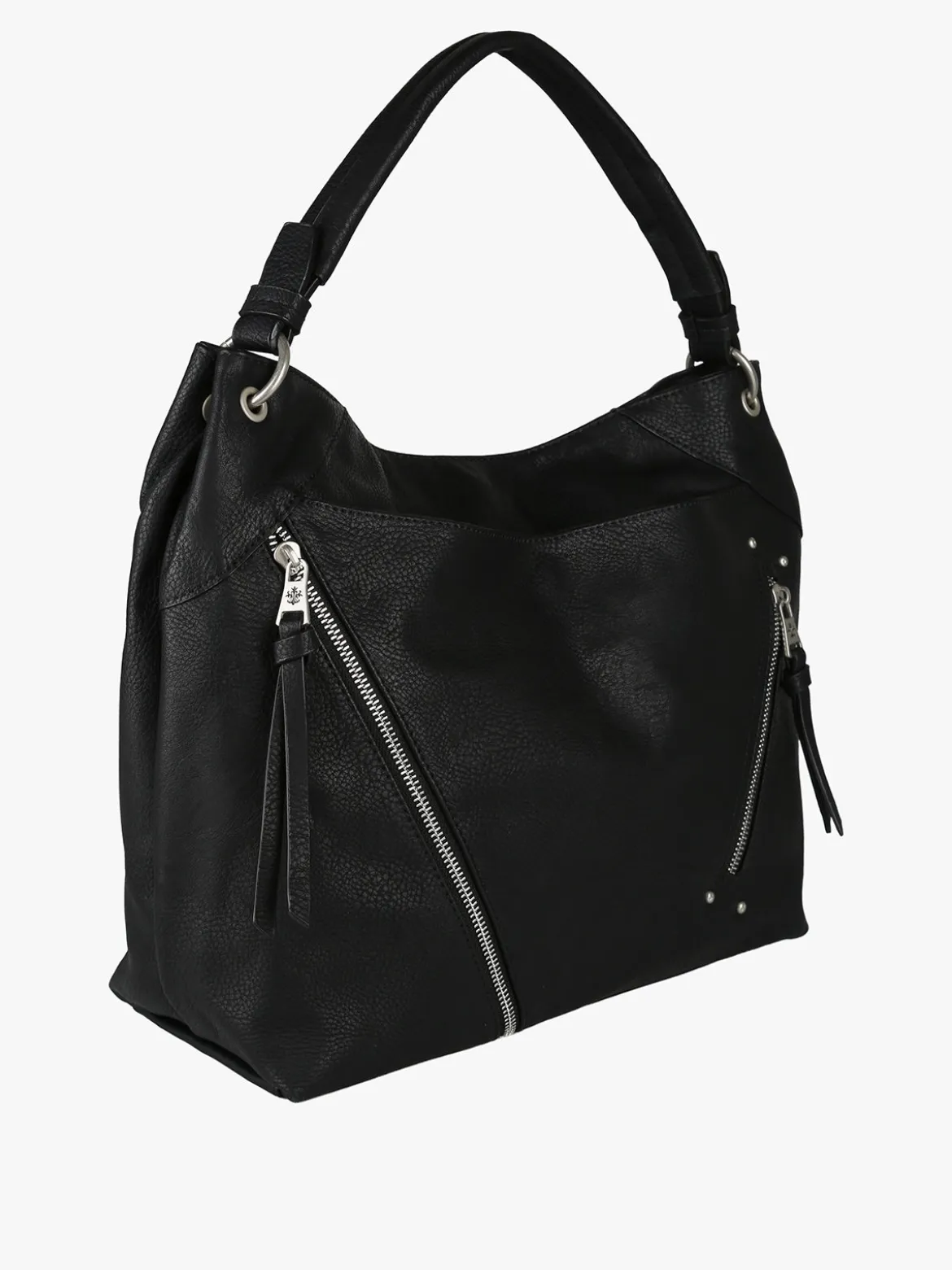 Solada Borsa hobo da donna in ecopelle - nero