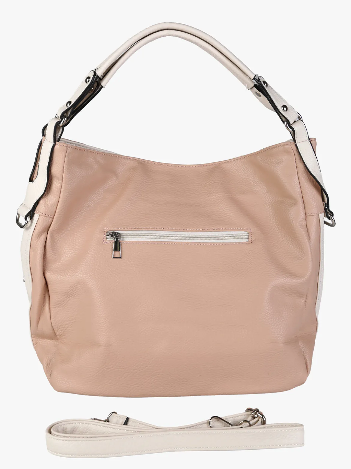Solada Borsa hobo da donna in ecopelle - rosa