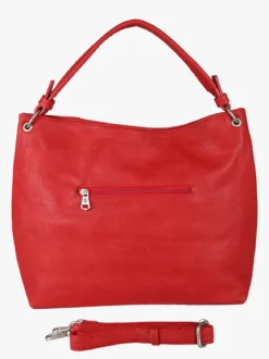 Solada Borsa hobo da donna in ecopelle - rosso