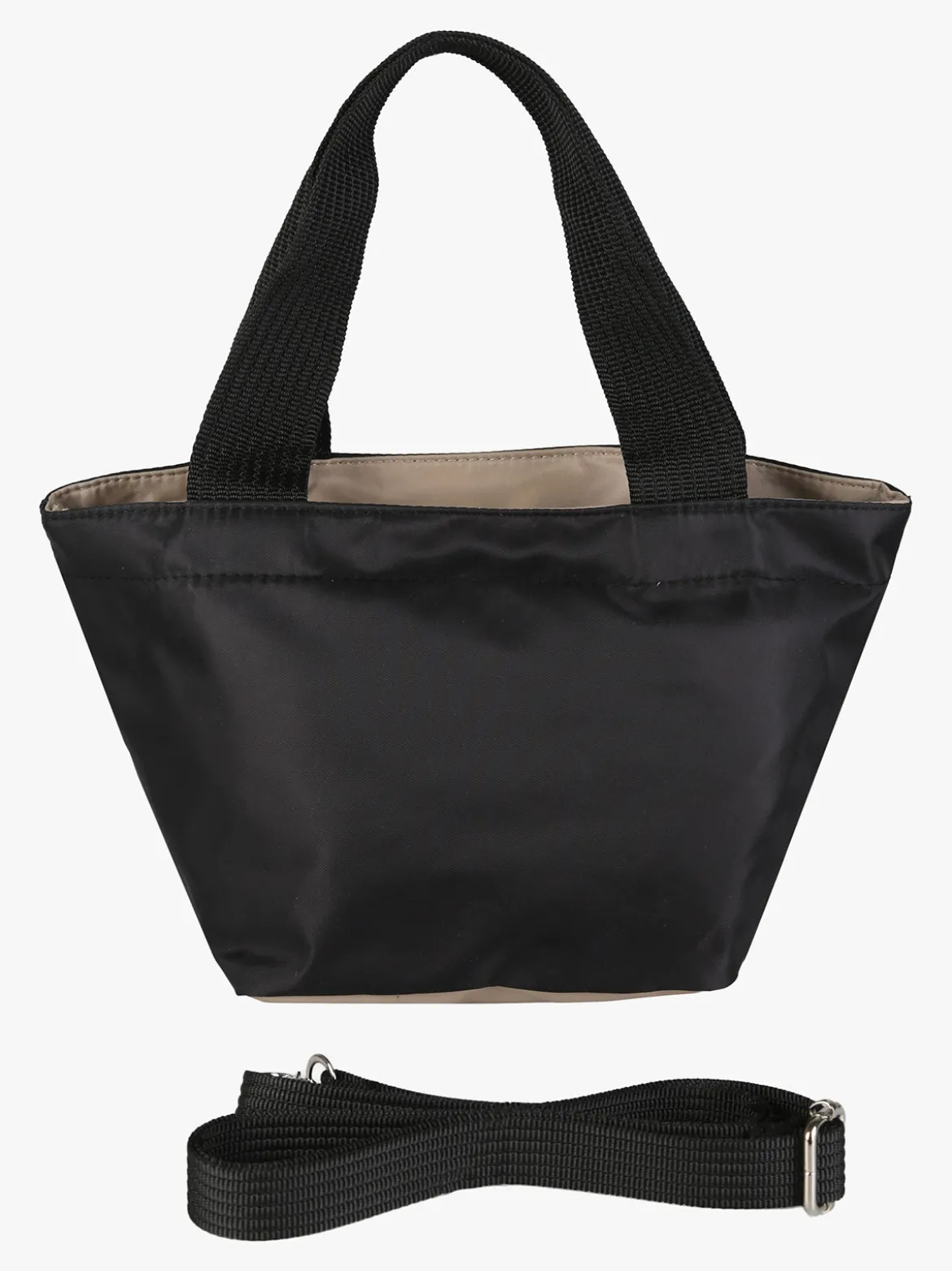 Solada Borsa mini da donna in nylon - nero