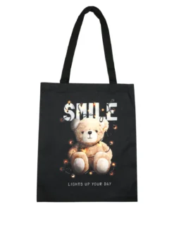 Solada Borsa shopper in tessuto con stampa
