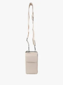 Solada Borsetta portafoglio a tracolla con porta telefono - beige
