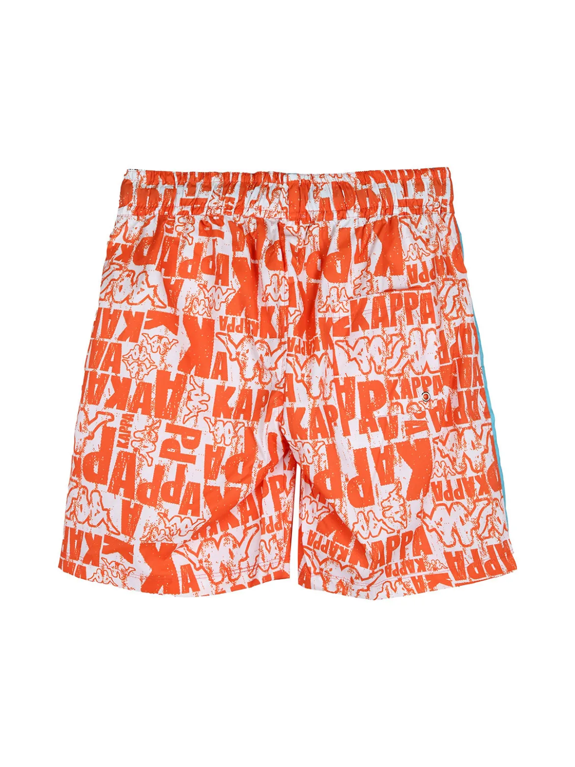 Solada Boxer da mare da bambino con stampe logo - arancione