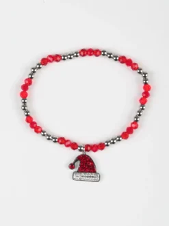 Solada Bracciale elastico con ciondolo Natalizio