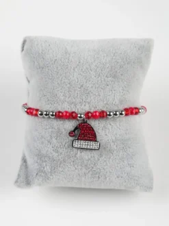 Solada Bracciale elastico con ciondolo Natalizio