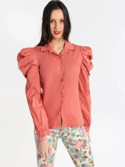 Solada Camicia classica con maniche a sbuffo