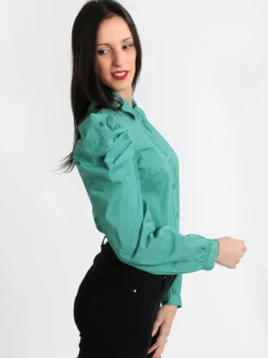 Solada Camicia classica con maniche a sbuffo
