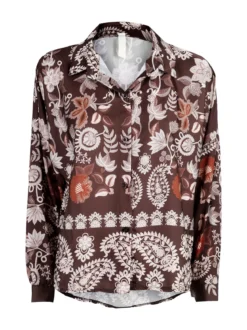Solada Camicia donna a fantasia - moro