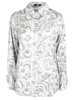 Solada Camicia donna a maniche lunghe con stampa disegni