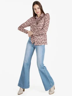 Solada Camicia donna a maniche lunghe con stampe