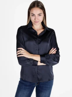 Solada Camicia donna a maniche lunghe effetto raso