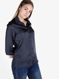 Solada Camicia donna a maniche lunghe effetto raso