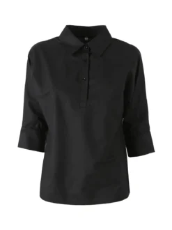 Solada Camicia donna con maniche a 3/4 - nero