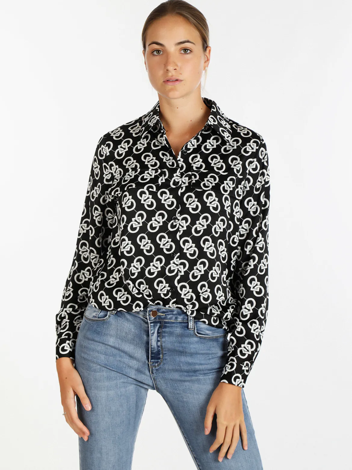 Solada Camicia donna con stampa bicolor
