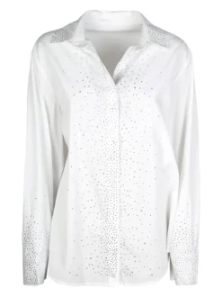 Solada Camicia donna oversize con strass