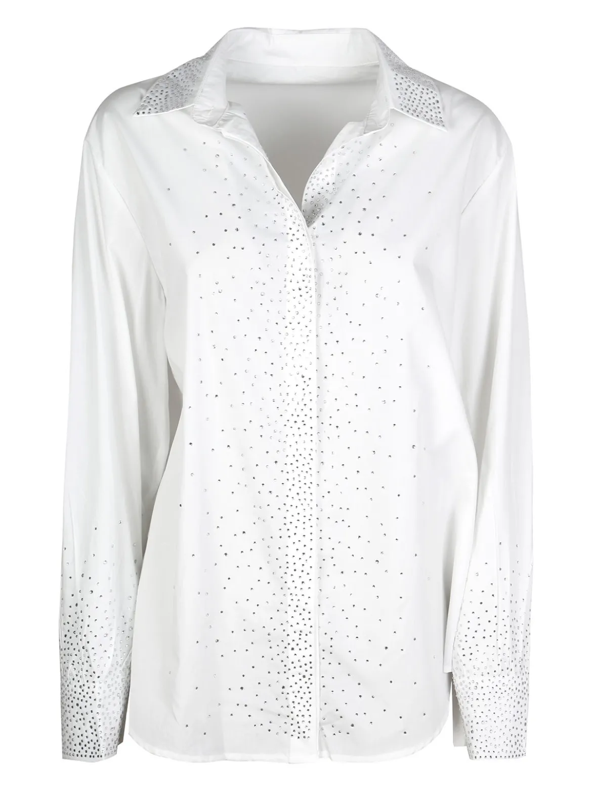 Solada Camicia donna oversize con strass