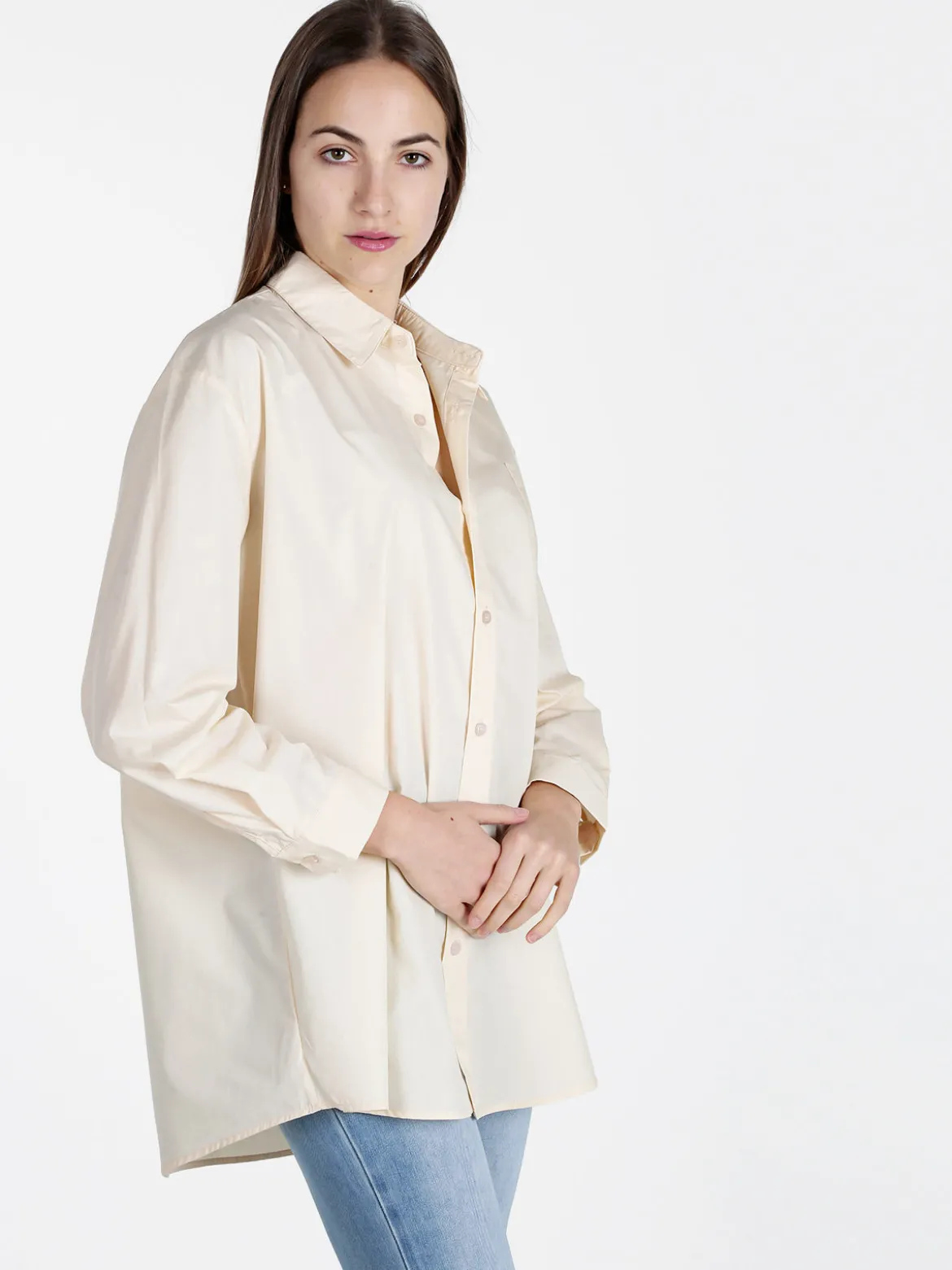 Solada Camicia donna oversize con taschino