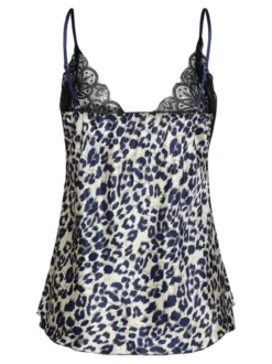 Solada Canotta intima leopardata con pizzo