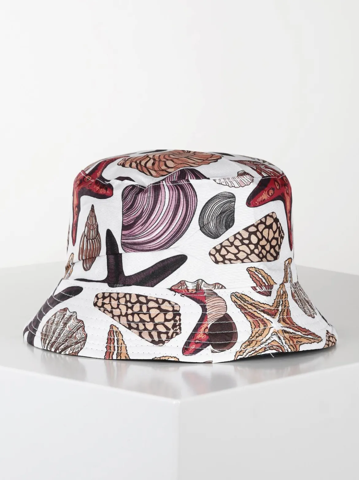 Solada Cappello alla pescatora in cotone con stampe