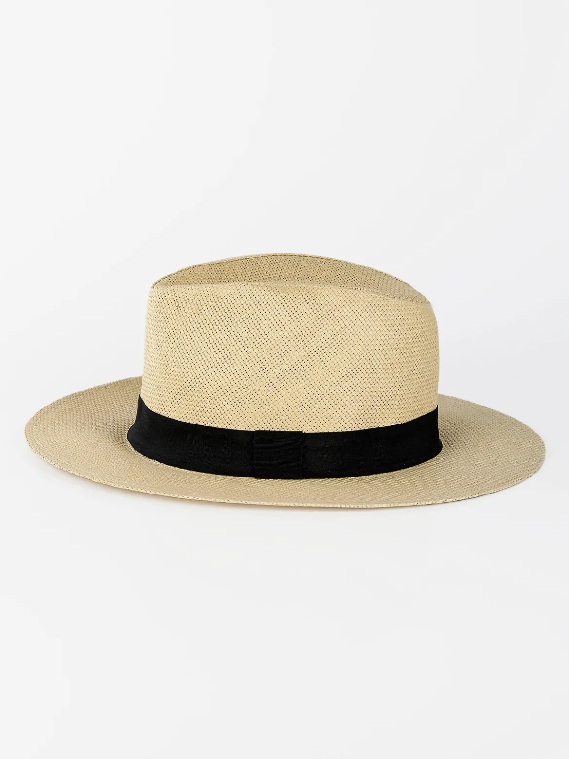 Solada Cappello panama di carta con nastro
