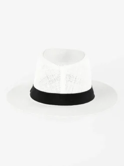 Solada Cappello panama di carta con nastro