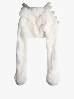 Solada Cappello peloso con orecchie - bianco