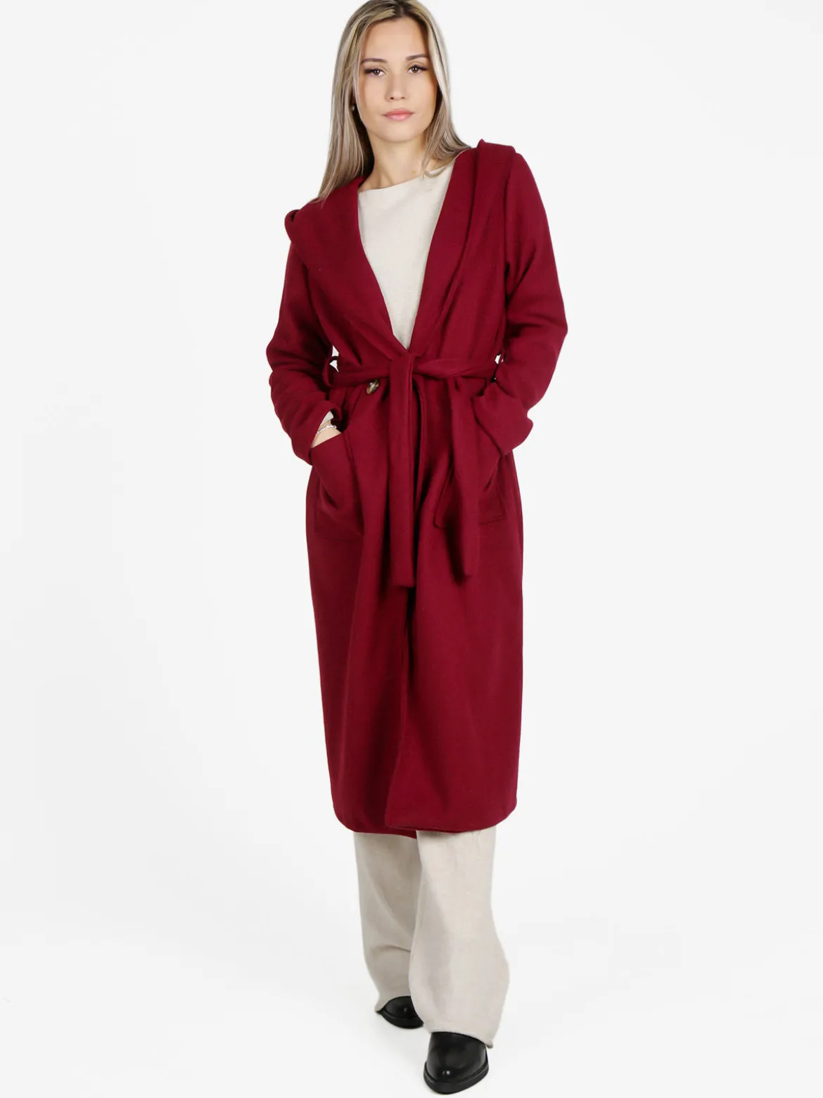Solada Cappotto classico donna con cappuccio