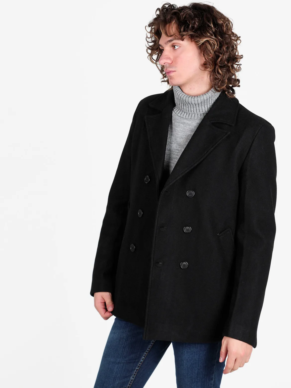 Solada Cappotto da uomo con chiusura doppiopetto
