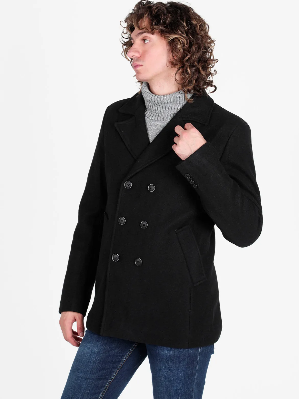 Solada Cappotto da uomo con chiusura doppiopetto