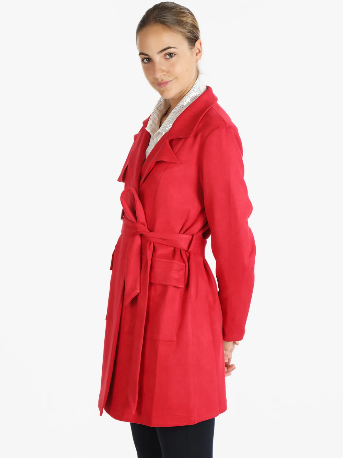Solada Cappotto leggero donna con cintura