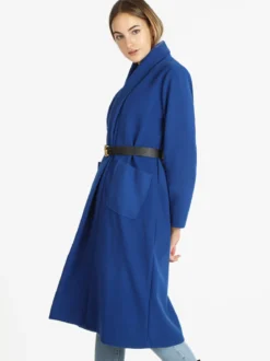 Solada Cappotto lungo da donna aperto con cintura