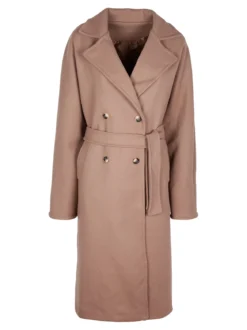 Solada Cappotto lungo da donna con chiusura a doppiopetto