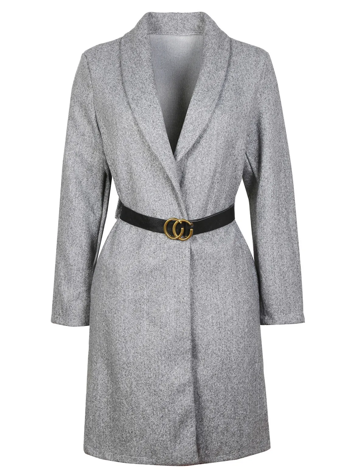 Solada Cappotto lungo donna con cintura