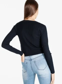 Solada Cardigan donna a trecce con bottoni