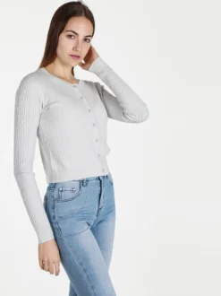 Solada Cardigan donna a trecce con bottoni