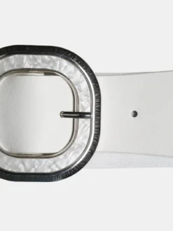 Solada Cintura elastica da donna con fibbia - bianco