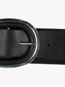 Solada Cintura elastica da donna con fibbia ovale - nero